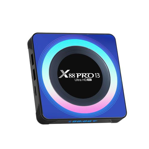 新款8k解码4k家用网络播放器电视盒子安卓13wifi6蓝牙5.0看